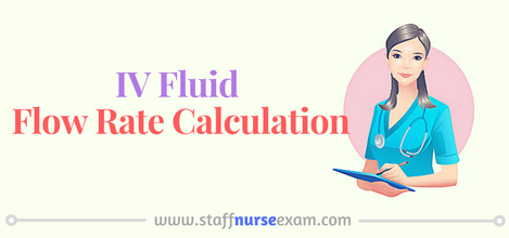 IV Fluid Flow Rate Calculation